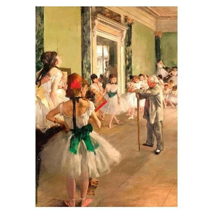 Imagem do Puzzle Aula de Ballet: bailarinas de tutu numa sala de ensaio