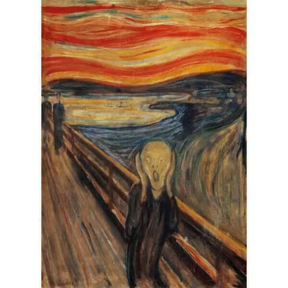 Puzzle 1000 peças O Grito: imagem do quadro de Munch