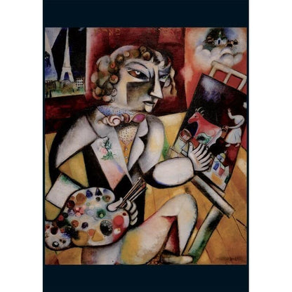 Imagem do Puzzle Self Portrait with Seven Fingers de Marc Chagall
