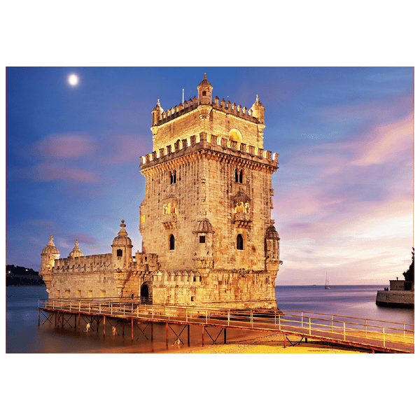 Apresentamos Puzzle 1000 peças Torre de Belém com o SKU 531719520 recomendado para + 12 anos