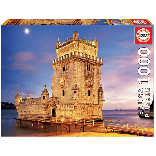 Apresentamos Puzzle 1000 peças Torre de Belém com o SKU 531719520 recomendado para + 12 anos