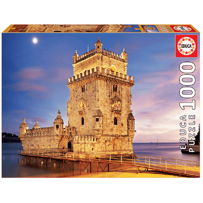 Apresentamos Puzzle 1000 peças Torre de Belém com o SKU 531719520 recomendado para + 12 anos