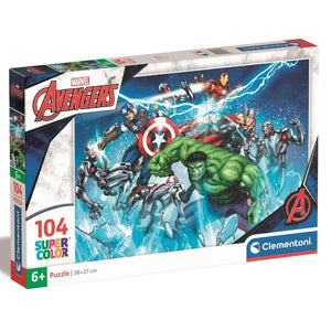 Apresentamos Puzzle 104 pçs - Marvel Avengers com o SKU 552574423 recomendado para + 6 anos