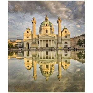 Apresentamos Puzzle A Igreja São Carlos, em Viena 1000 pçs com o SKU 86553421 recomendado para + 12 anos