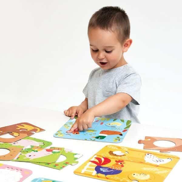Apresentamos Puzzle Animais da Quinta com o SKU 184916822 recomendado para + 2 anos