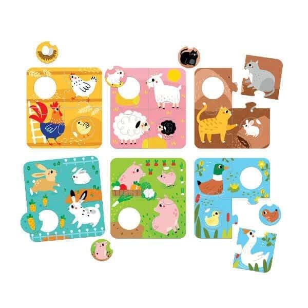 Apresentamos Puzzle Animais da Quinta com o SKU 184916822 recomendado para + 2 anos