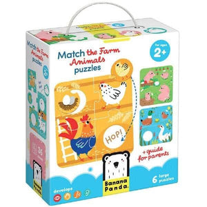 Apresentamos Puzzle Animais da Quinta com o SKU 184916822 recomendado para + 2 anos