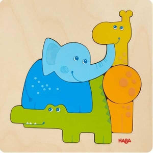 Apresentamos Puzzle Animais Selvagens com o SKU 810460919 recomendado para + 12 meses