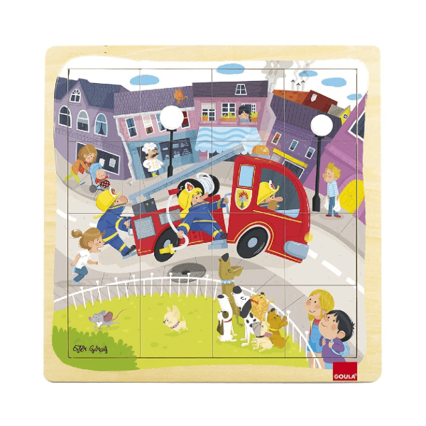 Apresentamos Puzzle Bombeiros com o SKU 85304518 recomendado para + 12 meses