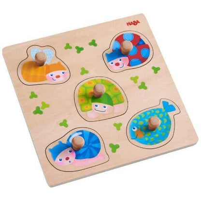 Apresentamos Puzzle de Pegas Animais Coloridos com o SKU 810458921 recomendado para + 12 meses