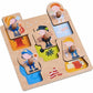 Apresentamos Puzzle de Pegas Profissões com o SKU 810458821 recomendado para + 12 meses