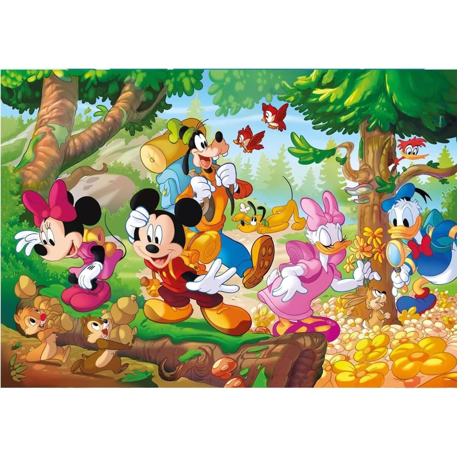 Puzzle Disney Mickey e amigos 3 x 48 pçs - Brincatoys