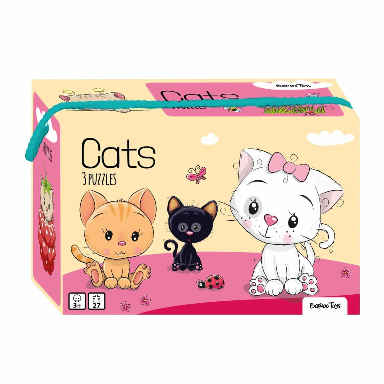 Puzzle Evolutivo - Gatos - Brincatoys