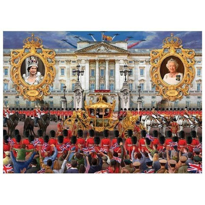 Puzzle Falcon 1000 pçs - The Queen’s Platinum Jubilee