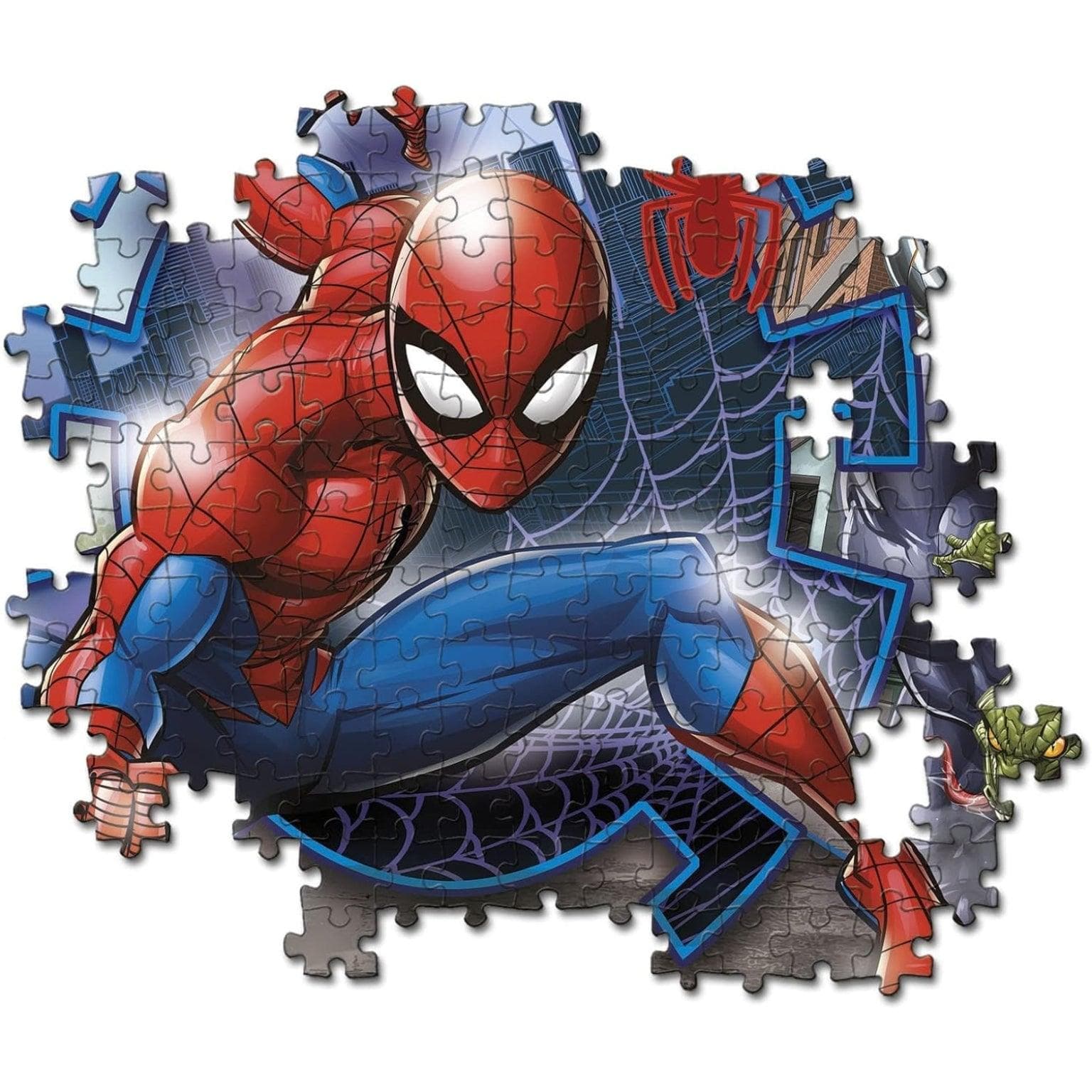 Apresentamos Puzzle Marvel Homem-Aranha 104 peças com o SKU 552711624 recomendado para + 6 anos