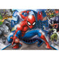 Apresentamos Puzzle Marvel Homem-Aranha 104 peças com o SKU 552711624 recomendado para + 6 anos