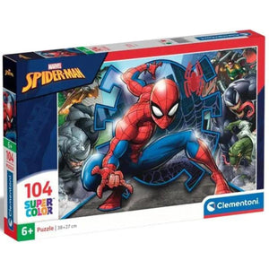 Apresentamos Puzzle Marvel Homem-Aranha 104 peças com o SKU 552711624 recomendado para + 6 anos