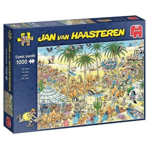 Puzzle Jan Van Haasteren 1000 pçs -The Oasis - Brincatoys