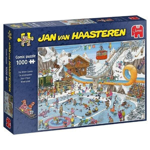 Puzzle Jan Van Haasteren 1000 pçs - Winter Games - Brincatoys