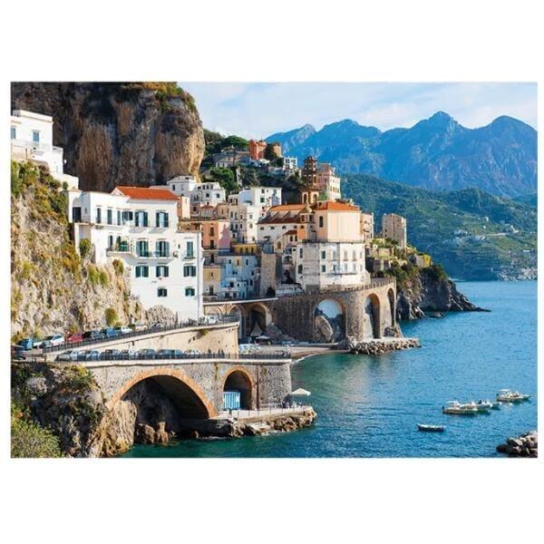 Apresentamos Puzzle Jumbo 1000 pçs - Costa de Amalfi com o SKU 81887823 recomendado para + 12 anos