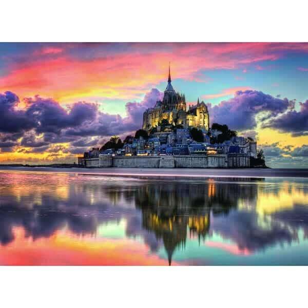 Puzzle Le magnifique Mont Saint-Michel 1000 pçs - Brincatoys