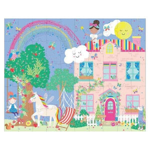 Apresentamos Puzzle Mágico Fadas Arco-íris 50 pçs com o SKU 70643422 recomendado para + 5 anos