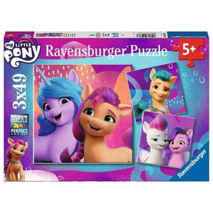 Puzzle My Little Pony 3 x 49 peças - Brincatoys