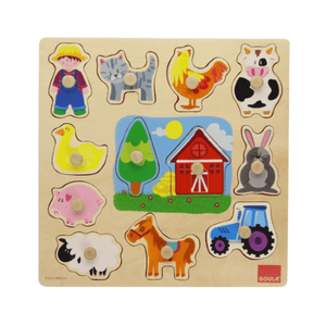 Apresentamos Puzzle silhuetas Quinta com o SKU 85302518 recomendado para + 12 meses