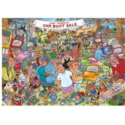 Puzzle Wasgij? 1000 pçs - Car Boot Capers!