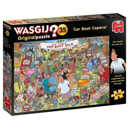 Puzzle Wasgij? 1000 pçs - Car Boot Capers! - Brincatoys