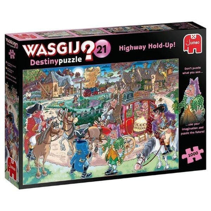 Puzzle Wasgij? 1000 pçs - Highway Hold-up! - Brincatoys