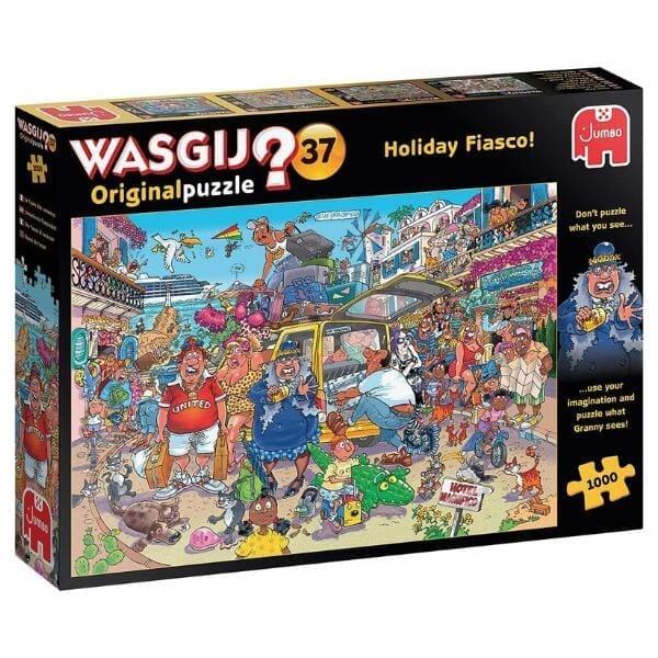 Puzzle Wasgij? 1000 pçs - Holiday Fiasco! - Brincatoys