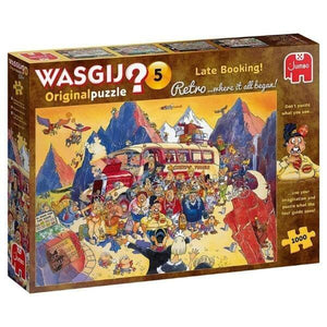 Apresentamos Puzzle Wasgij? 1000 pçs - Late Booking! com o SKU 82500723 recomendado para + 12 anos