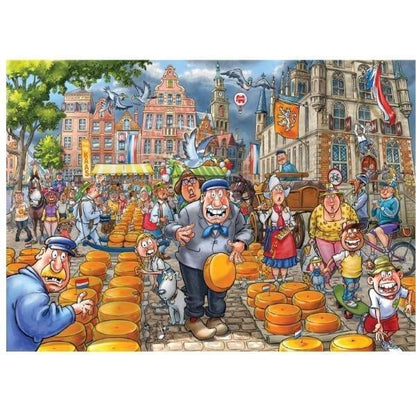 Puzzle Wasgij? 1000 pçs - Market Meltdown