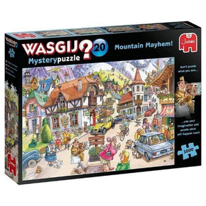 Apresentamos Puzzle Wasgij? 1000 pçs - Mountain Mayhem! com o SKU 82500223 recomendado para + 12 anos
