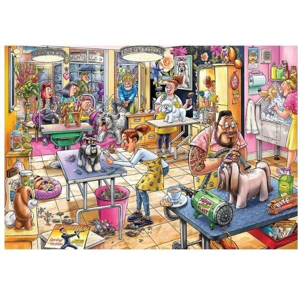 Apresentamos Puzzle Wasgij? 1000 pçs - Pooch Parlour com o SKU 82501823 recomendado para + 12 anos