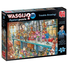 Apresentamos Puzzle Wasgij? 1000 pçs - Trouble Brewing! com o SKU 82500623 recomendado para + 12 anos