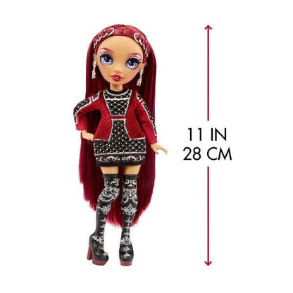 Boneca Rainbow High Mila Berrymore com indicação de 28 cm de altura