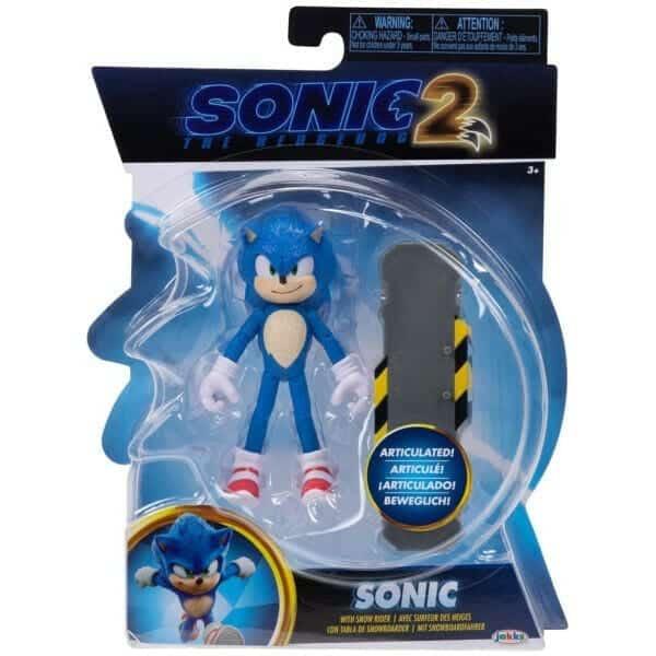 Apresentamos Sonic The Hedgehog - Sonic (com prancha de snowboard) com o SKU 774126622 recomendado para + 3 anos