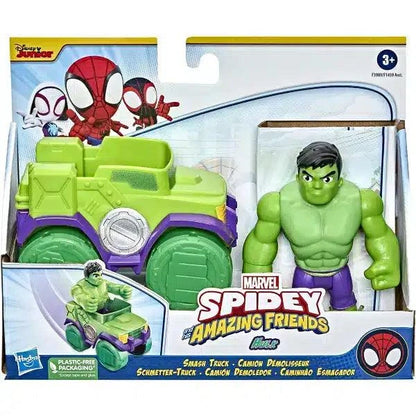 Apresentamos Spidey and his Amazing Friends Hulk Smash Truck com o SKU 90398922 recomendado para + 3 anos