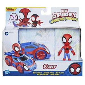 Apresentamos Spidey and his Amazing Friends Spidey com carro aracnídeo com o SKU 90194022 recomendado para + 3 anos