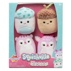 Apresentamos Squishville Mini Squishmallows - Autumn Friends Squad com o SKU 23047024 recomendado para + 3 anos