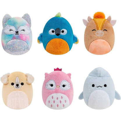 Squishville Mini Squishmallows Esquadrão do Quadro de Honra: os seis mini peluches