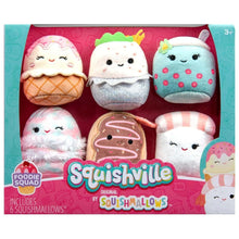 Apresentamos Squishville Mini Squishmallows Esquadrão Gastronómico com o SKU 23047424 recomendado para + 3 anos