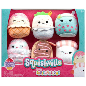 Apresentamos Squishville Mini Squishmallows Esquadrão Gastronómico com o SKU 23047424 recomendado para + 3 anos