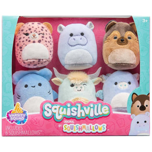 Apresentamos Squishville Mini Squishmallows Esquadrão Universitário com o SKU 23047324 recomendado para + 3 anos