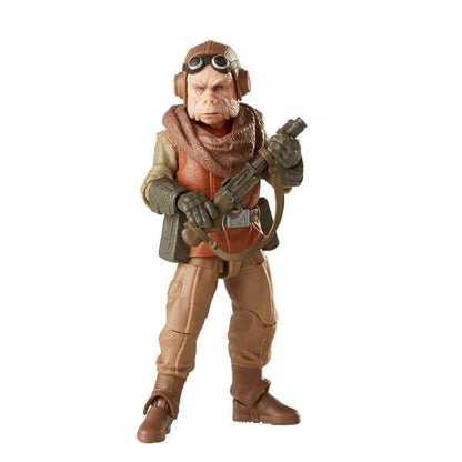 Figura Star Wars Black Series Kuiil com óculos de aviador e arma