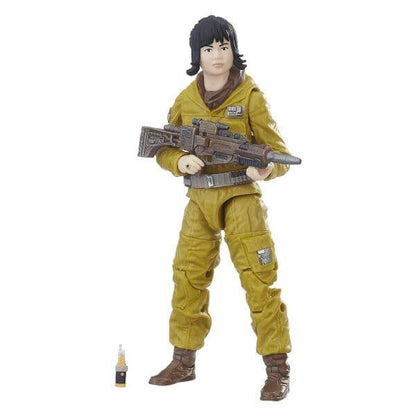 Figura Resistance Tech Rose com fato amarelo e arma, da Star Wars The Black Series