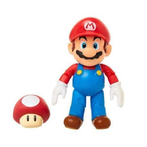 Super Mario Bros - Mario com Super Cogumelo - Brincatoys