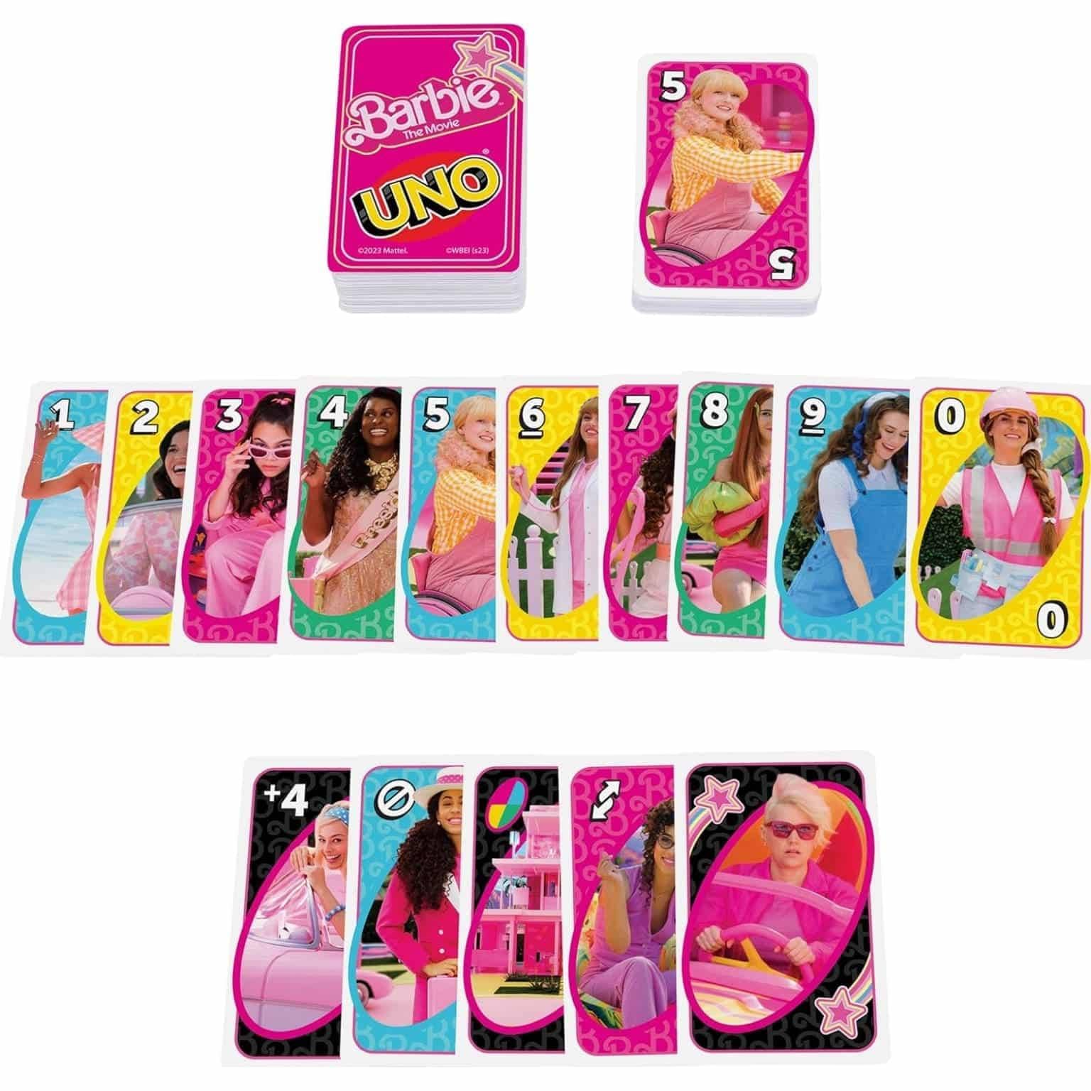 Apresentamos Uno Barbie The Movie com o SKU 231708423 recomendado para + 7 anos